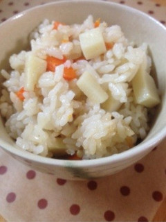 ちょい足しde♪たけのこご飯♪-レシピのメイン写真
