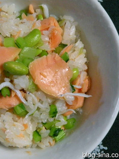 鮭と蕪の葉の炊き込みご飯-レシピのメイン写真