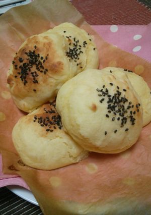 材料3つ♪混ぜるだけ豆腐パン-レシピのメイン写真