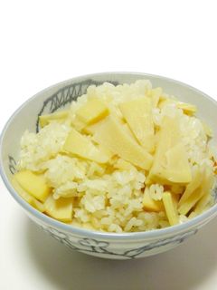 炊飯器いらず*お鍋で炊くシンプル筍ごはん-レシピのメイン写真