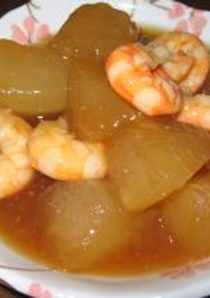 冬瓜とエビの煮物-レシピのメイン写真