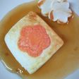 焼きはんぺんの明太マヨ・だしあんかけ