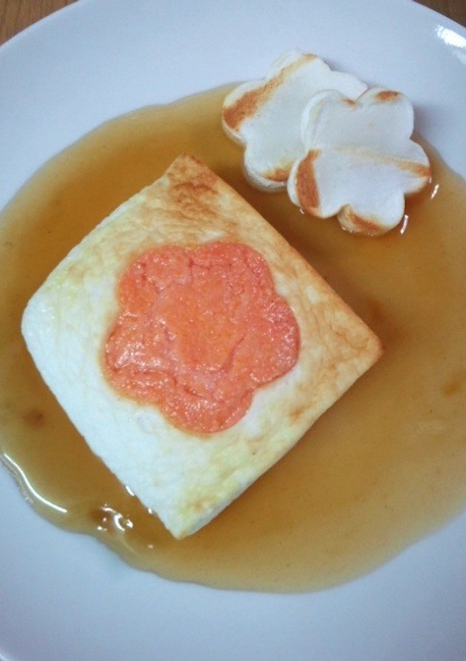 焼きはんぺんの明太マヨ・だしあんかけ-レシピのメイン写真