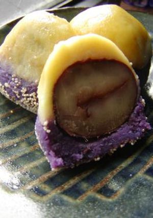 栗の渋皮煮とお芋の簡単和菓子-レシピのメイン写真