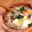 ✿°.豆腐とキノコのあんかけスープ.°✿
