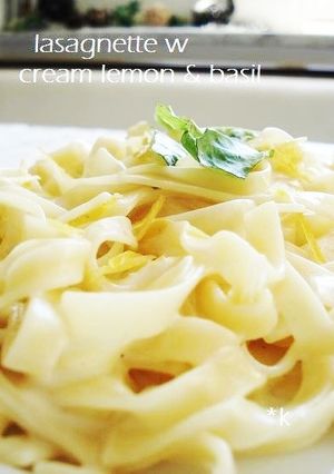 カプリ風レモンクリームのパスタ-レシピのメイン写真