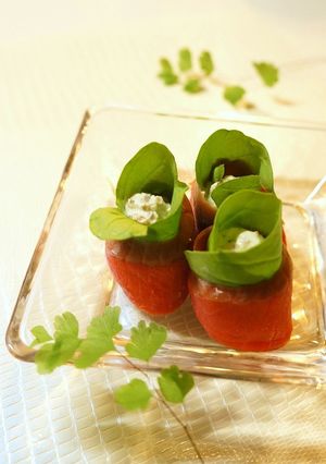 サーモンと濃厚ヨーグルトの✿一口前菜-レシピのメイン写真