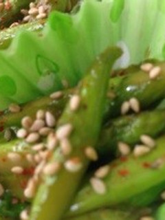お弁当に♪アスパラのきんぴら-レシピのメイン写真