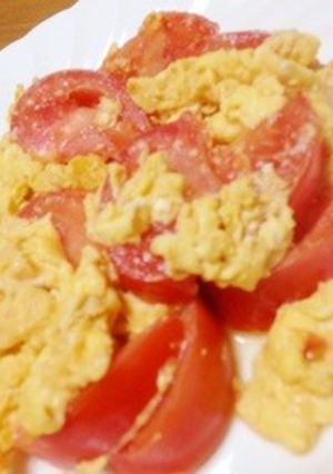 トマトとたまごの炒め-レシピのメイン写真