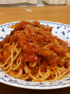 新玉ねぎのトマトソースパスタ-レシピのメイン写真