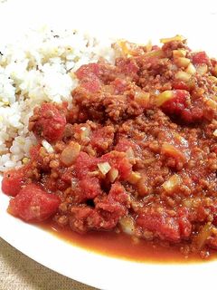 レンジでキーマカレー-レシピのメイン写真
