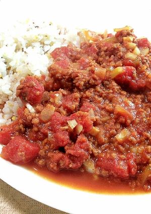 レンジでキーマカレー-レシピのメイン写真