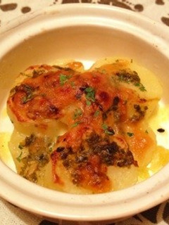 じゃがいものバジルチーズ焼き-レシピのメイン写真