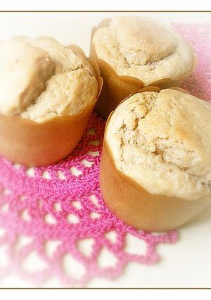 お豆腐＆全粒粉の苺マフィン♪-レシピのメイン写真