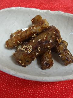 甘辛揚げごぼう-レシピのメイン写真
