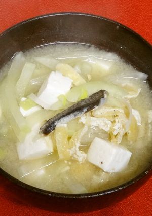 煮干しも食べる大根のお味噌汁-レシピのメイン写真