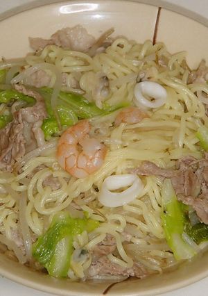フライパンひとつで作る海鮮塩焼きそば-レシピのメイン写真