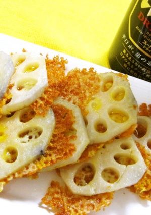 れんこんのかりかりチーズ焼き-レシピのメイン写真