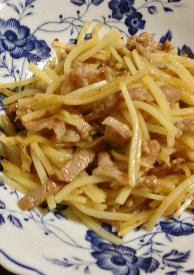 豚肉とじゃがいものダシダ炒め-レシピのメイン写真