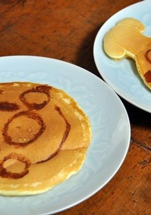 チョコペン不要のお絵かきホットケーキ-レシピのメイン写真