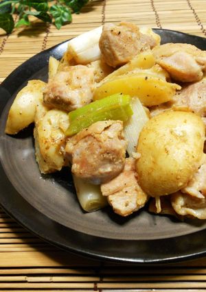 新じゃがと鶏のレモンペッパー炒め-レシピのメイン写真