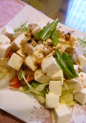 豆腐のサラダ-レシピのメイン写真