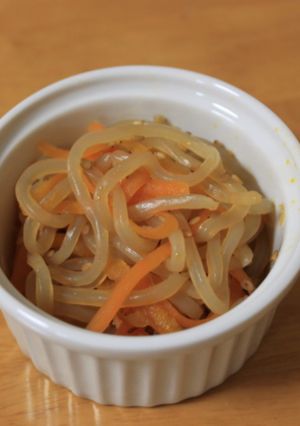 にんじんとこんにゃくのきんぴら-レシピのメイン写真