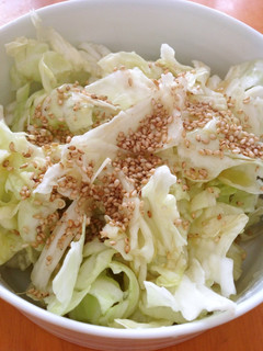 キャベツの塩ごま油サラダ-レシピのメイン写真