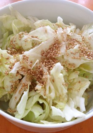 キャベツの塩ごま油サラダ-レシピのメイン写真
