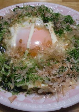 キャベツの巣ごもり卵お好み焼き風-レシピのメイン写真