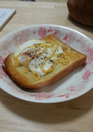 目玉焼きトースト-レシピのメイン写真