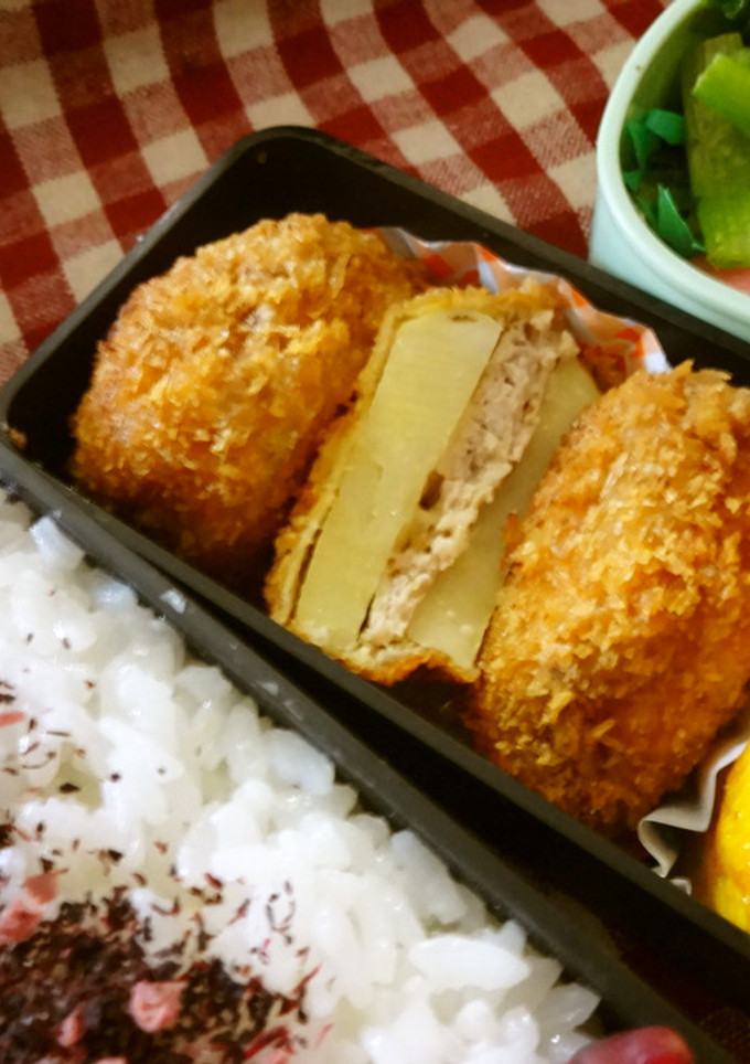 お弁当にたけのこのはさみ揚げ♫-レシピのメイン写真