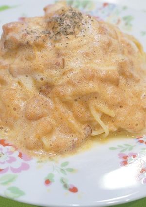 アマトリチャーナ　カプチーノ風-レシピのメイン写真