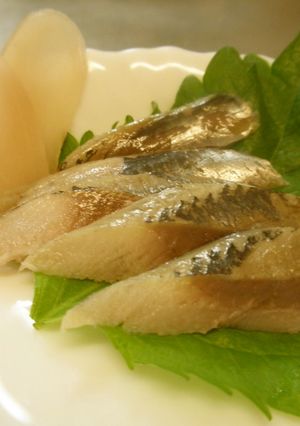 愛知の魚100選　マイワシの酢じめ-レシピのメイン写真