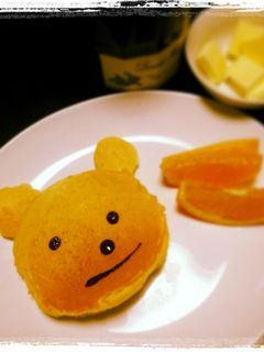 くまさんパンケーキ♫-レシピのメイン写真