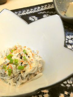 *簡単*しらすのマヨネーズ和え*-レシピのメイン写真