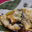 ごまと生姜たっぷり~さばの揚げあんかけ