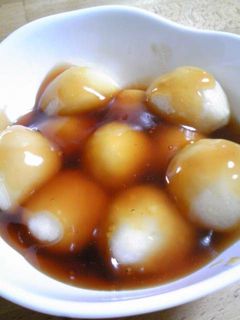 豆腐と白玉粉でつくるみたらし団子♡-レシピのメイン写真
