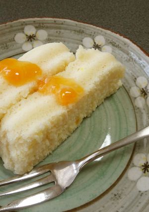ルクエで♪ヨーグルト蒸しケーキ-レシピのメイン写真