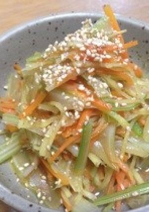 セロリと生姜のキンピラ-レシピのメイン写真
