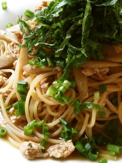 めんつゆでちゃちゃっと絶品和風パスタ♪-レシピのメイン写真