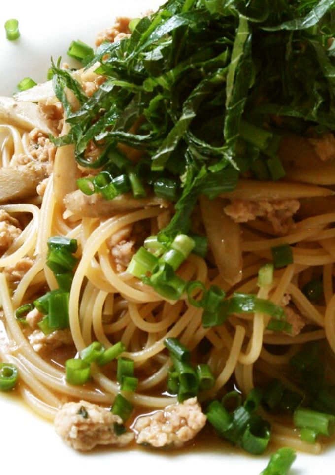 めんつゆでちゃちゃっと絶品和風パスタ♪-レシピのメイン写真