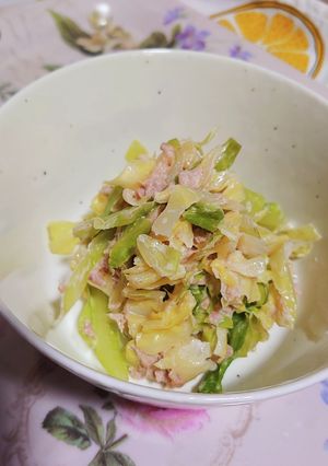 超簡単☆キャベツナマヨ胡麻サラダ♡-レシピのメイン写真