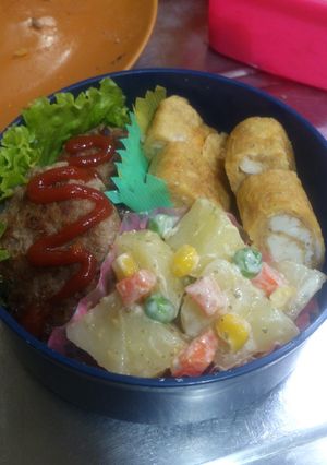 ﾏﾖじゃが★ﾚﾝｼﾞで！お弁当にも ！-レシピのメイン写真
