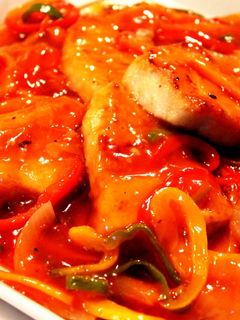 フライパン一つでカジキの甘酢あんかけ-レシピのメイン写真