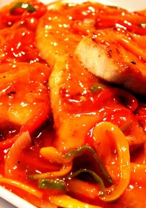 フライパン一つでカジキの甘酢あんかけ-レシピのメイン写真