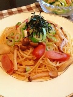 キノコたっぷり和風パスタ-レシピのメイン写真