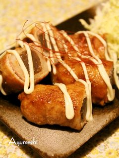 焼肉のタレで☆蒟蒻のヘルシー豚肉巻き-レシピのメイン写真