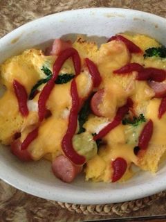 朝食に☆たまごとチーズのパングラタン-レシピのメイン写真