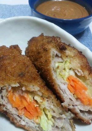 野菜まきまき★ヘルシー豚カツ-レシピのメイン写真